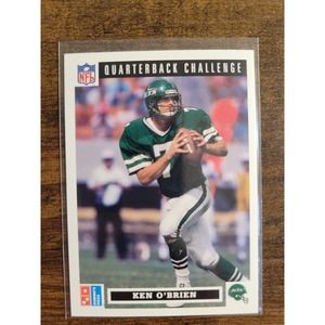 1991 Upper Deck Domino's Quarterback Challenge #19 Ken O'Brien -NFL - Fresh Pull